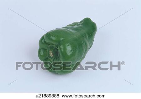 Stock Photo - Green Bell Pepper. Fotosearch