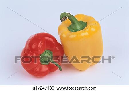 Red And Yellow Bell Pepper View Large Photo Image Stock Image - Red And Yellow Bell Pepper. Fotosearch