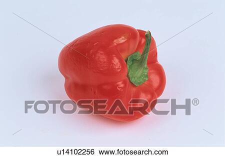 Stock Photograph - Red Bell Pepper. Fotosearch