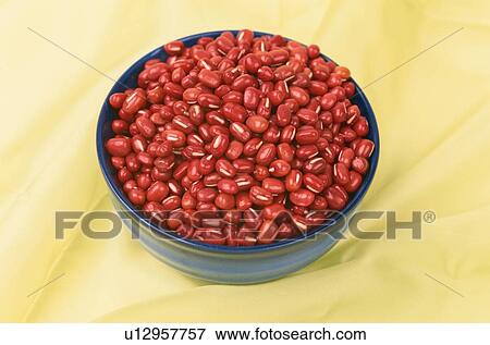 Stock Photo - Bowl Of Red Beans. Fotosearch