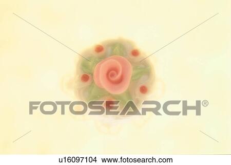 Cake With Pink Rose View Large Photo Image Picture - Cake With Pink Rose. Fotosearch