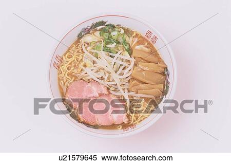 Stock Photography - Chinese Noodle Dish With Meat. Fotosearch