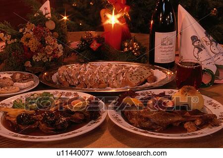 Christmas Dinner View Large Photo Image Stock Photo - Christmas Dinner. Fotosearch