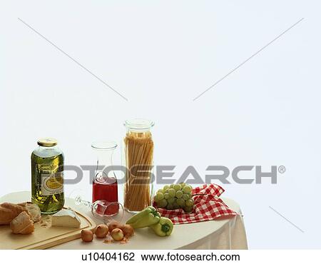 Stock Image - Pasta Ingredients. Fotosearch