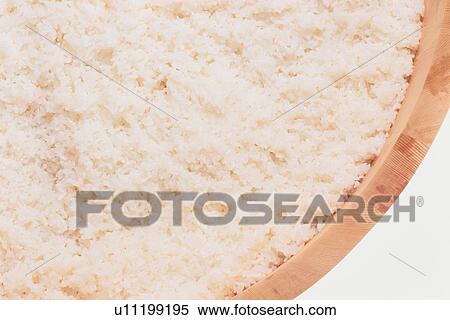 Rice In Wooden Bowl View Large Photo Image Stock Photography - Rice In Wooden Bowl. Fotosearch