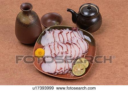 Sashimi With Slices Of Octopus View Large Photo Image Stock Photo - Sashimi With Slices Of Octopus. Fotosearch