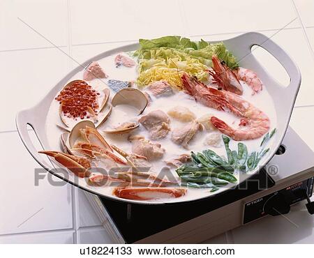Stock Image - Seafood Dish. Fotosearch