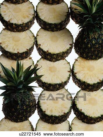 Stock Photography - Sliced Pineapples. Fotosearch