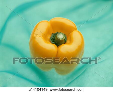 Yellow Bell Pepper From Above View Large Photo Image Stock Photo - Yellow Bell Pepper From Above. Fotosearch