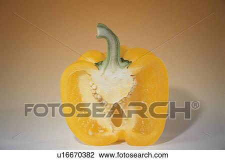 Stock Image - Paprika Of A Round Slice. Fotosearch
