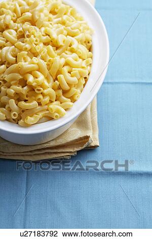 Stock Image - Bowl of macaroni. Fotosearch