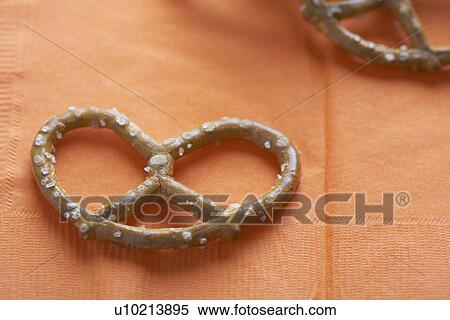Stock Photography - Salted pretzel. Fotosearch