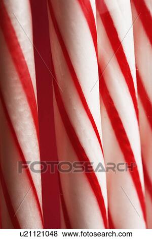 Stripy candy canes (close-up) View Large Photo Image Stock Photo - Stripy candy canes (close-up). Fotosearch