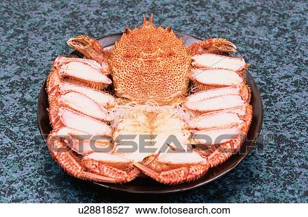 Stock Photo - Crab On Plate. Fotosearch
