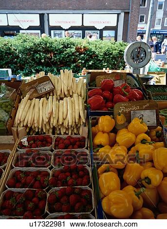 Fruit And Vegetable Stall View Large Photo Image Stock Image - Fruit And Vegetable Stall. Fotosearch