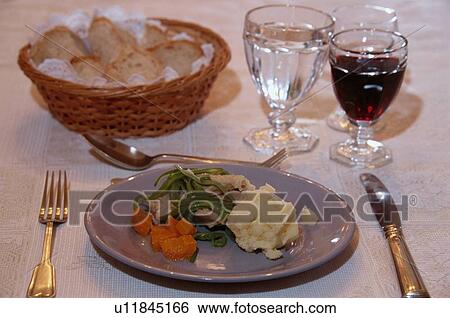 Meal On Table View Large Photo Image Stock Photograph - Meal On Table. Fotosearch