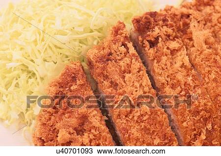 Sliced Pork With Salad View Large Photo Image Stock Image - Sliced Pork With Salad. Fotosearch