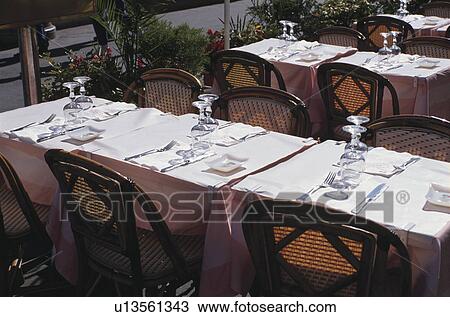 The Table Of A Restaurant View Large Photo Image Stock Image - The Table Of A Restaurant. Fotosearch