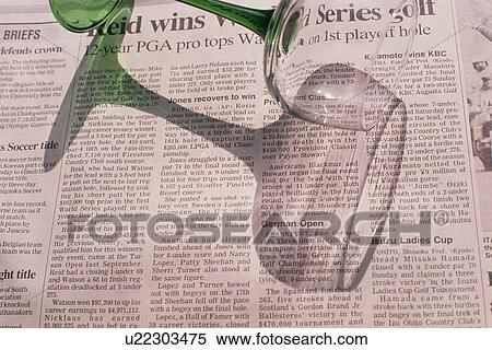Drinking Glass On Newspaper View Large Photo Image Stock Photography - Drinking Glass On Newspaper. Fotosearch
