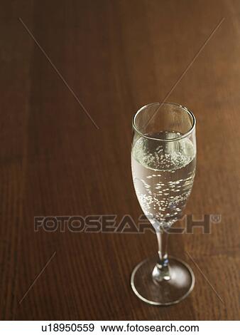 Stock Photo - Glass of Champagne. Fotosearch