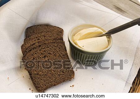 Baked Goods, Bread, Breakfast, Brown, Brown Bread, Butter View Large Photo Image Stock Image - Baked Goods, Bread, Breakfast, Brown, Brown Bread, Butter. Fotosearch
