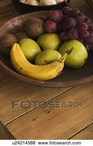 Stock Photo - Banana, Food And Drink, Food, Edible, Apple. Fotosearch