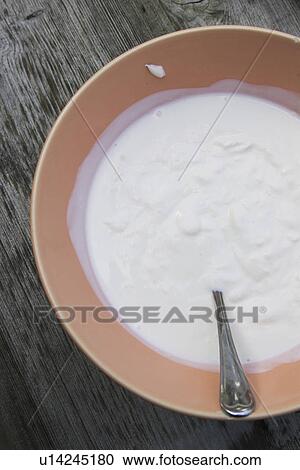 Stock Image - Bowl, Close-Up, Cream, Creamy, Food. Fotosearch