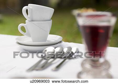 Stock Image - Clean, Close-Up, Crockery, Cup, Day. Fotosearch