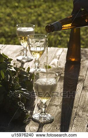 Stock Image - Beverage, Breakable, Day, Wine Glass, Fragile. Fotosearch