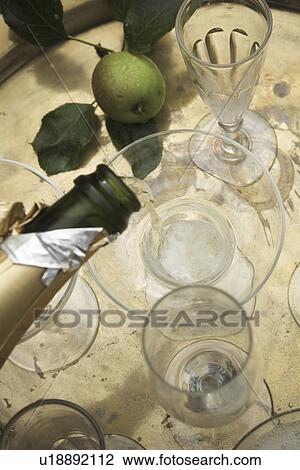 Stock Image - Celebration, Alcoholic Beverage, Bottle, Beverage, Arrangement, Alcoholic. Fotosearch