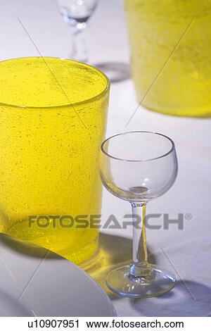 Stock Image - Close-Up, Group Of Objects, Glass, Assortment. Fotosearch