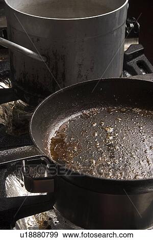 Stock Photo - Close-Up, Cooking, Utensils, Coating, Appearance. Fotosearch