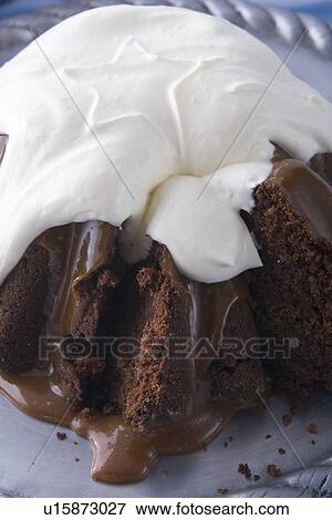 Brown, Chocolate, Close-Up, Cream, Dessert View Large Photo Image Stock Photo - Brown, Chocolate, Close-Up, Cream, Dessert. Fotosearch
