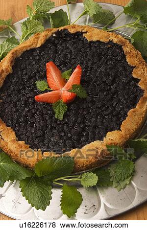 Stock Photo - Indoors, Cake, Mint. Fotosearch
