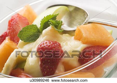 Bowl, Dessert, Food, Fruit, Fruit Salad, Indoors View Large Photo Image Stock Photograph - Bowl, Dessert, Food, Fruit, Fruit Salad, Indoors. Fotosearch