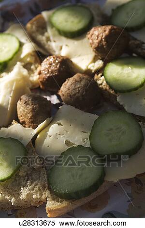 Stock Photography - Close-Up, Comestible, Cucumber, Decorated, Eatable. Fotosearch