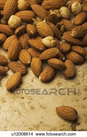 Brown, Heap, Dried Fruit, Close-Up, Almond View Large Photo Image Picture - Brown, Heap, Dried Fruit, Close-Up, Almond. Fotosearch