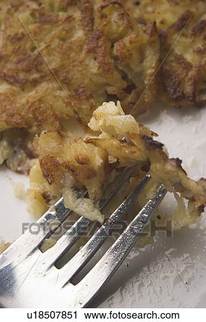 Stock Image - Close-Up, Cooked, Cutlery, Dish, Display. Fotosearch