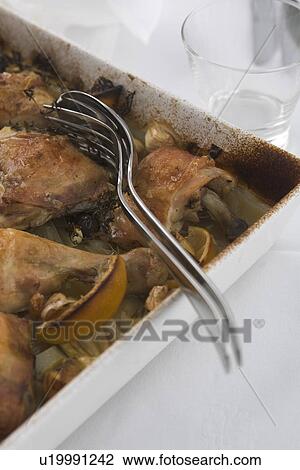 Stock Image - Close-Up, Food, Fork, Glass. Fotosearch