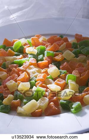 Picture - Indoors, Plate, Abundance, Candy, Coated. Fotosearch