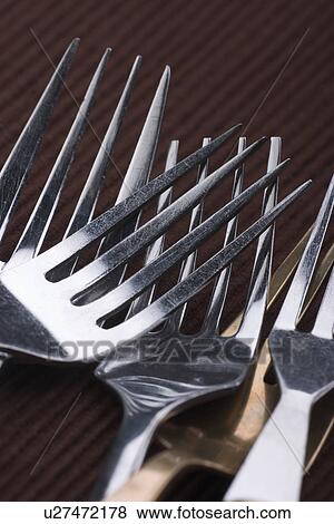 Stock Photo - Background, Clean, Design, Display, Forks. Fotosearch