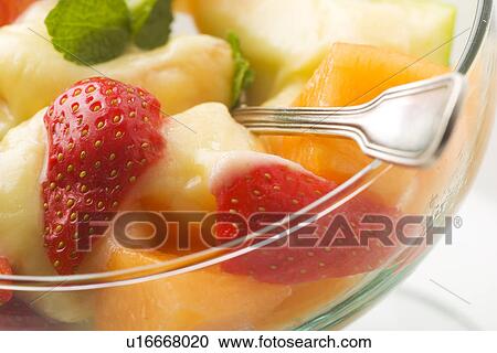 Bowl, Food, Fruit, Fruit Salad, Indoors, Melon View Large Photo Image Stock Image - Bowl, Food, Fruit, Fruit Salad, Indoors, Melon. Fotosearch