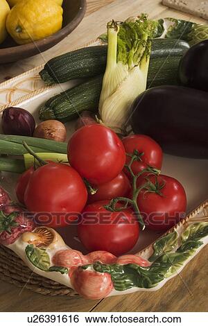 Stock Photograph - Brinjal, Close-Up, Comestible, Edible, Food, Fresh. Fotosearch
