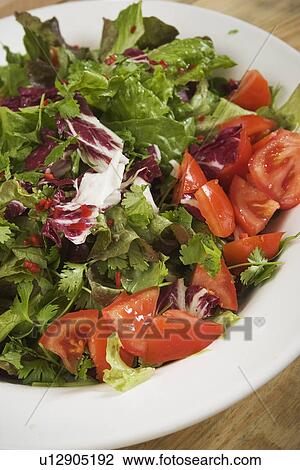 Stock Image - Chopped, Close-Up, Cut, Food, Fresh, Green Vegetables. Fotosearch