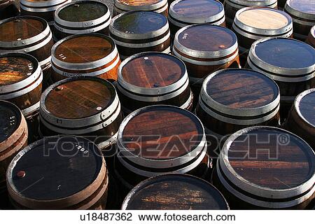 Stock Image - cylinders, storage, store, close-up, dark, gloomy. Fotosearch