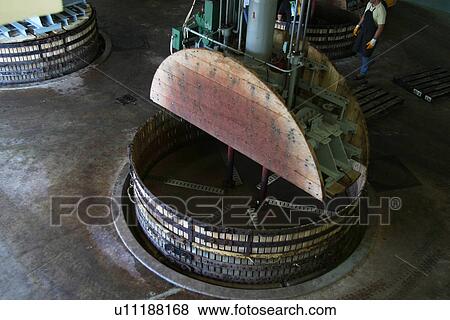Stock Photo - machine, crushing, crushing machine, device, drum, barrel. Fotosearch