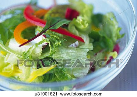 Mixed salad leaves in bowl, Differential Focus View Large Photo Image Stock Image - Mixed salad leaves in bowl, Differential Focus. Fotosearch