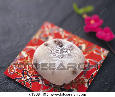 Stock Photography - shi called daihuku on Japanese paper, high angle view, Differential Focus. Fotosearch