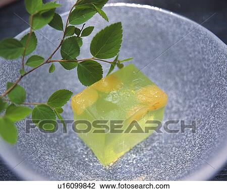 Yokan on plate, high angle view, Close Up View Large Photo Image Stock Image - Yokan on plate, high angle view, Close Up. Fotosearch
