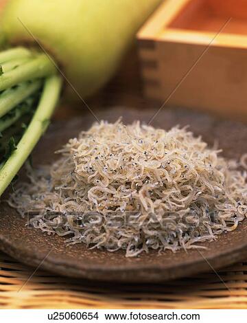 Closed Up Image of a Plate Filled With Whitebait, a Japanese Radish and a Wooden Box, Differential Focus View Large Photo Image Picture - Closed Up Image of a Plate Filled With Whitebait, a Japanese Radish and a Wooden Box, Differential Focus. Fotosearch